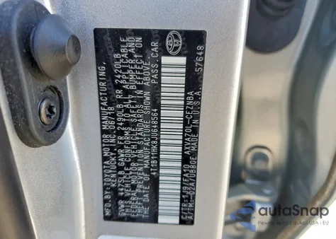 2018 Toyota Camry L z USA, uszkodzony, nr VIN 4T1B11HK8JU648564